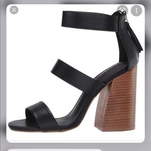 Black Clyde Sandal Madden Girl by Steve Madden 7.5